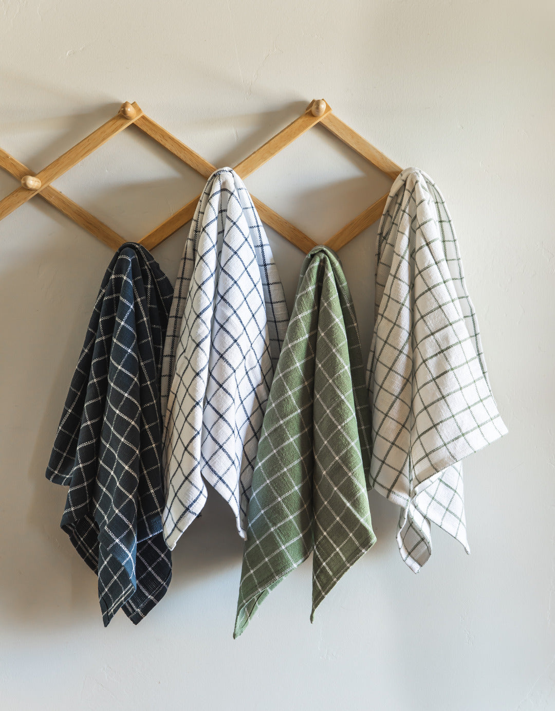 Pantry Cotton Check Kitchen Towels Set - Image 2