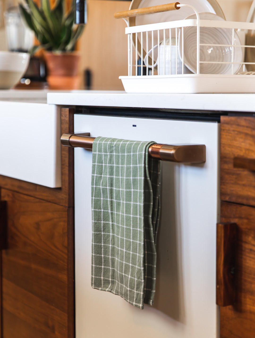 Pantry Cotton Check Kitchen Towels Set - Image 11
