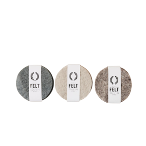 Artisan Felt Coasters - Set of 4