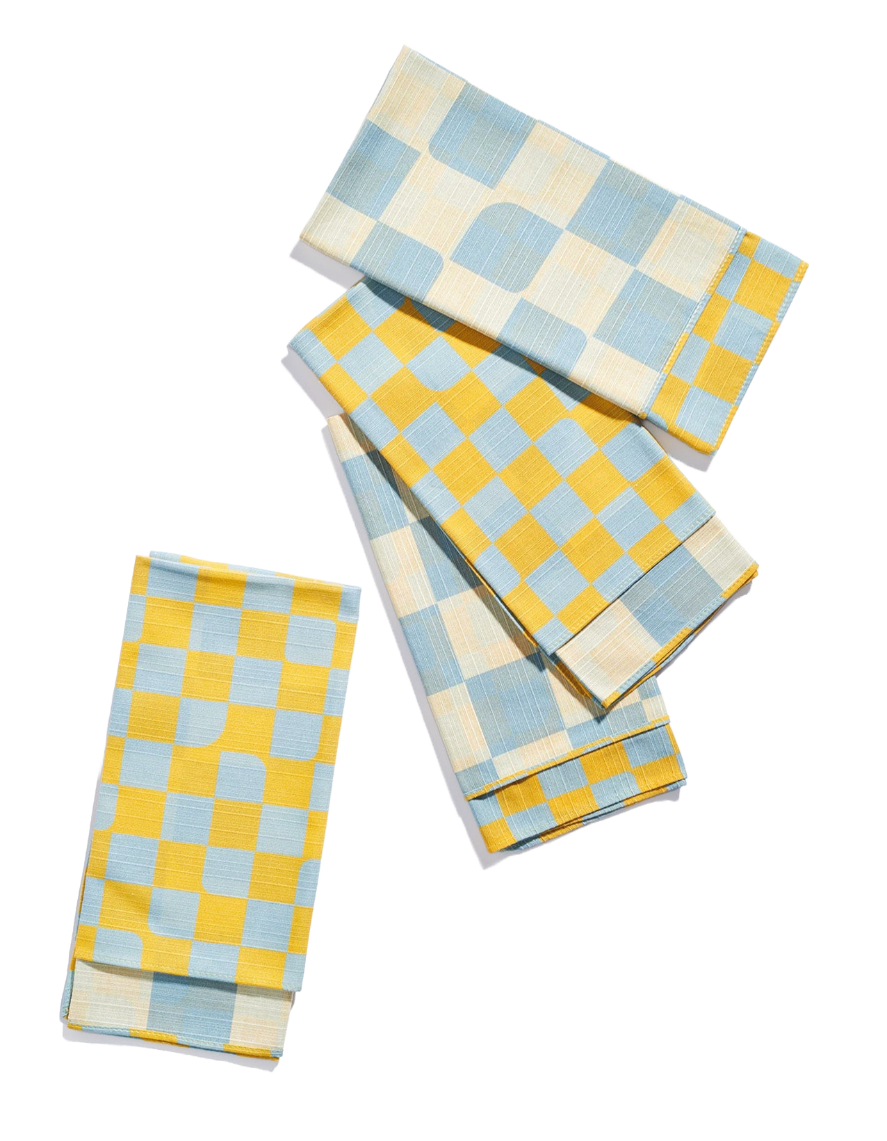 Dinner Napkins Double Sided Checker - High Season - Image 2