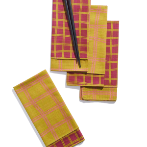 Dinner Napkins Double Sided Grid - High Season