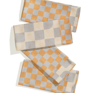 Dinner Napkins Double Sided Checker - Quiet Season