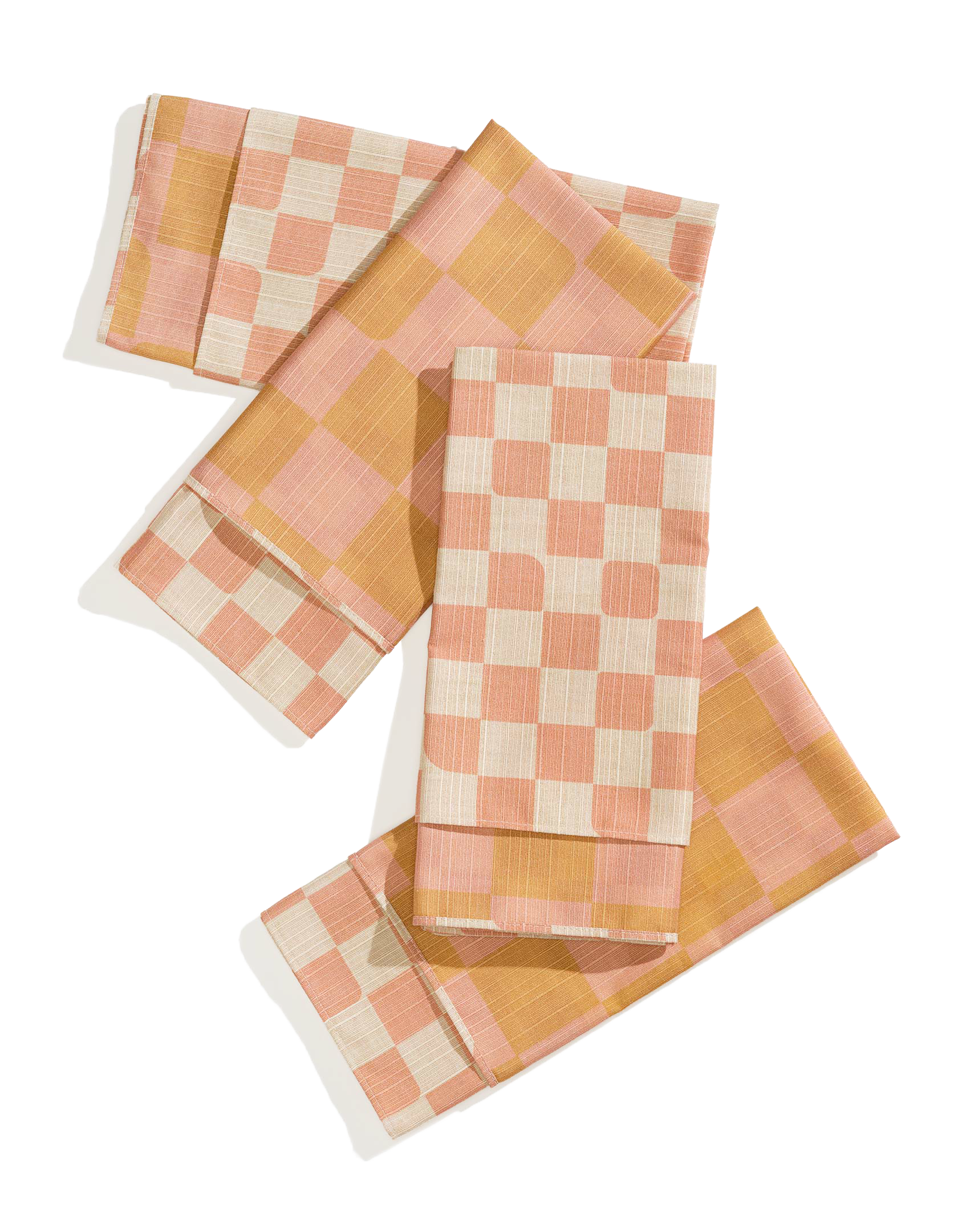 Dinner Napkins Double Sided Checker - Quiet Season - Image 4