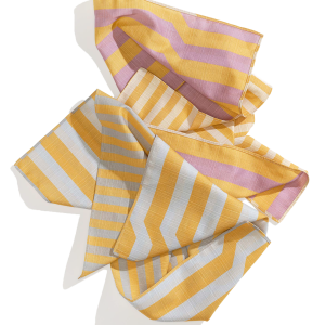 Dinner Napkins Double Sided Stripe - Quiet Season
